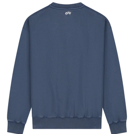 Navy Script Friends Boxy Sweater