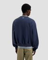 Navy Script Friends Boxy Sweater