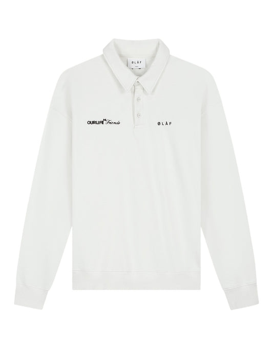 Off White Script Friends Oversized Polo