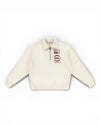 Marshmallow Pre Game Half Zip Sweater