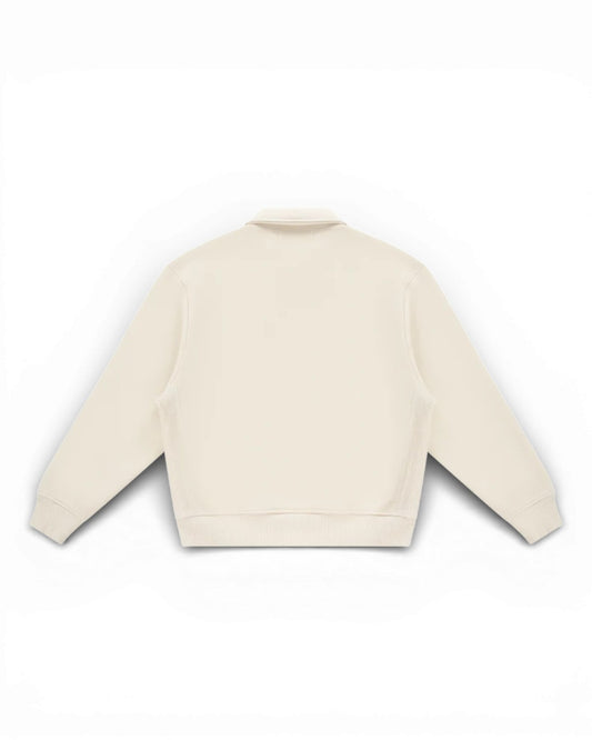 Marshmallow Pre Game Half Zip Sweater