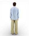 Blue KongaP Cotton Striped Shirt
