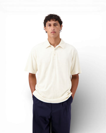 Ecru Seaford Terry Polo