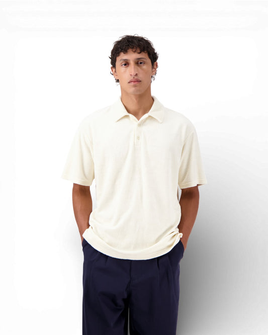 Ecru Seaford Terry Polo