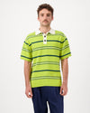 Green Lundy Cotton Cashmere Blend Knitted Polo