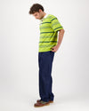 Green Lundy Cotton Cashmere Blend Knitted Polo
