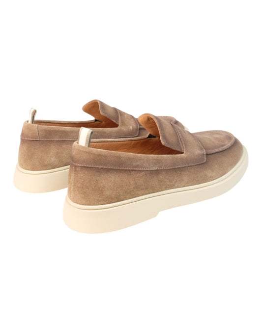 Officine Creative Bones 001 Deck Shoes Lead