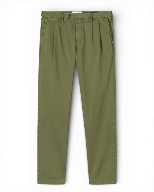 Pine Green Bergen Tapered Fit Trousers