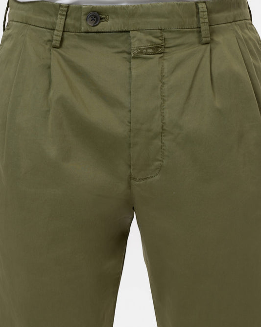 Pine Green Bergen Tapered Fit Trousers