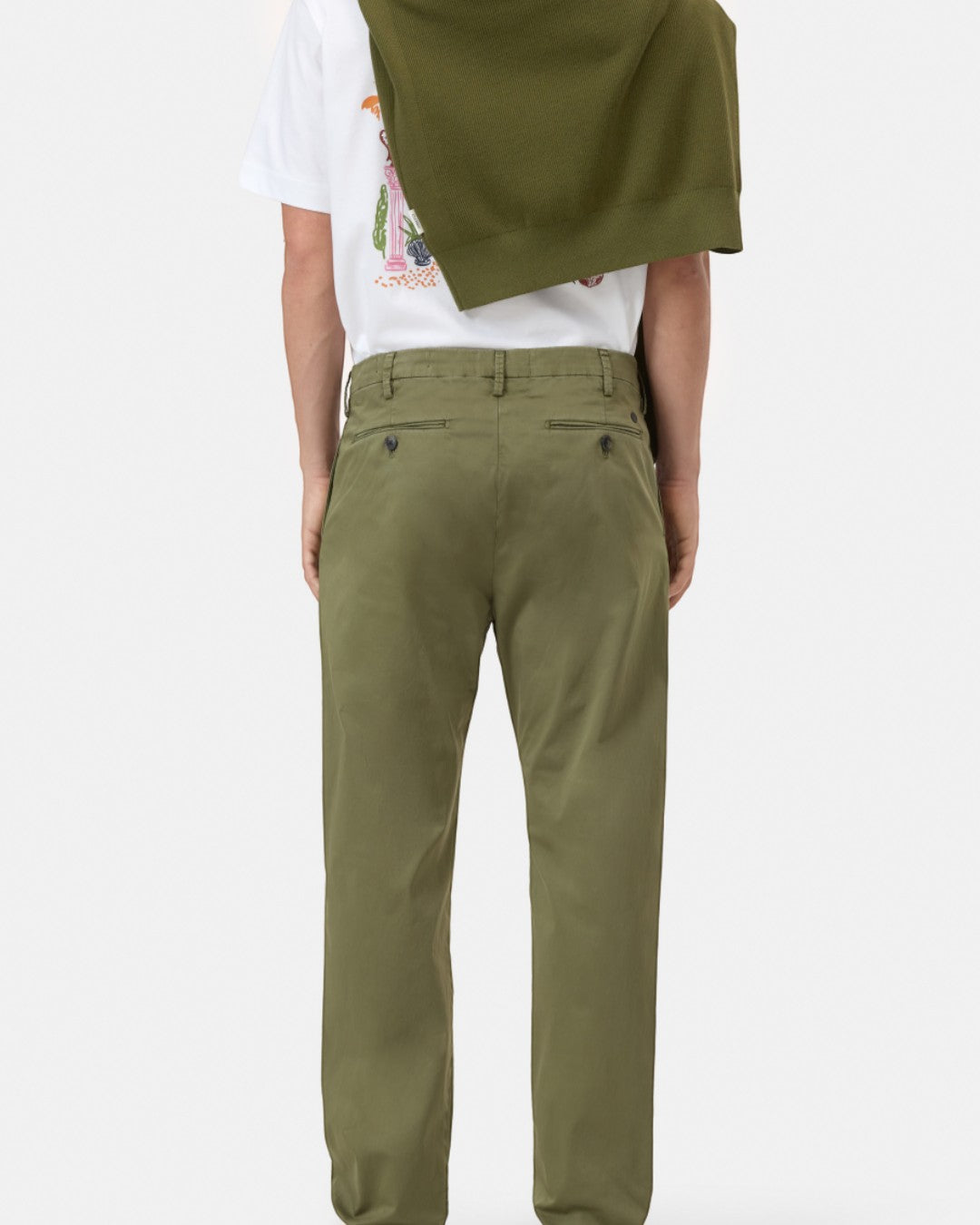 Pine Green Bergen Tapered Fit Trousers
