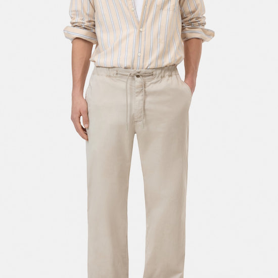 Clay Beige Tropea Relaxed Fit Trousers