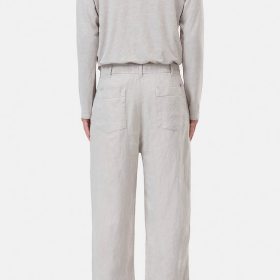 Mud Grey Blomberg Straight Trousers