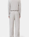 Mud Grey Blomberg Straight Trousers