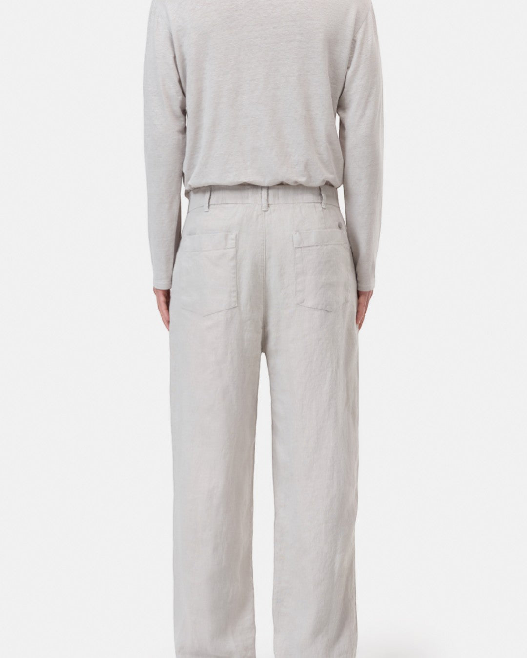 Mud Grey Blomberg Straight Trousers