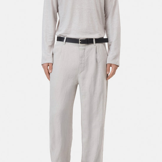 Mud Grey Blomberg Straight Trousers