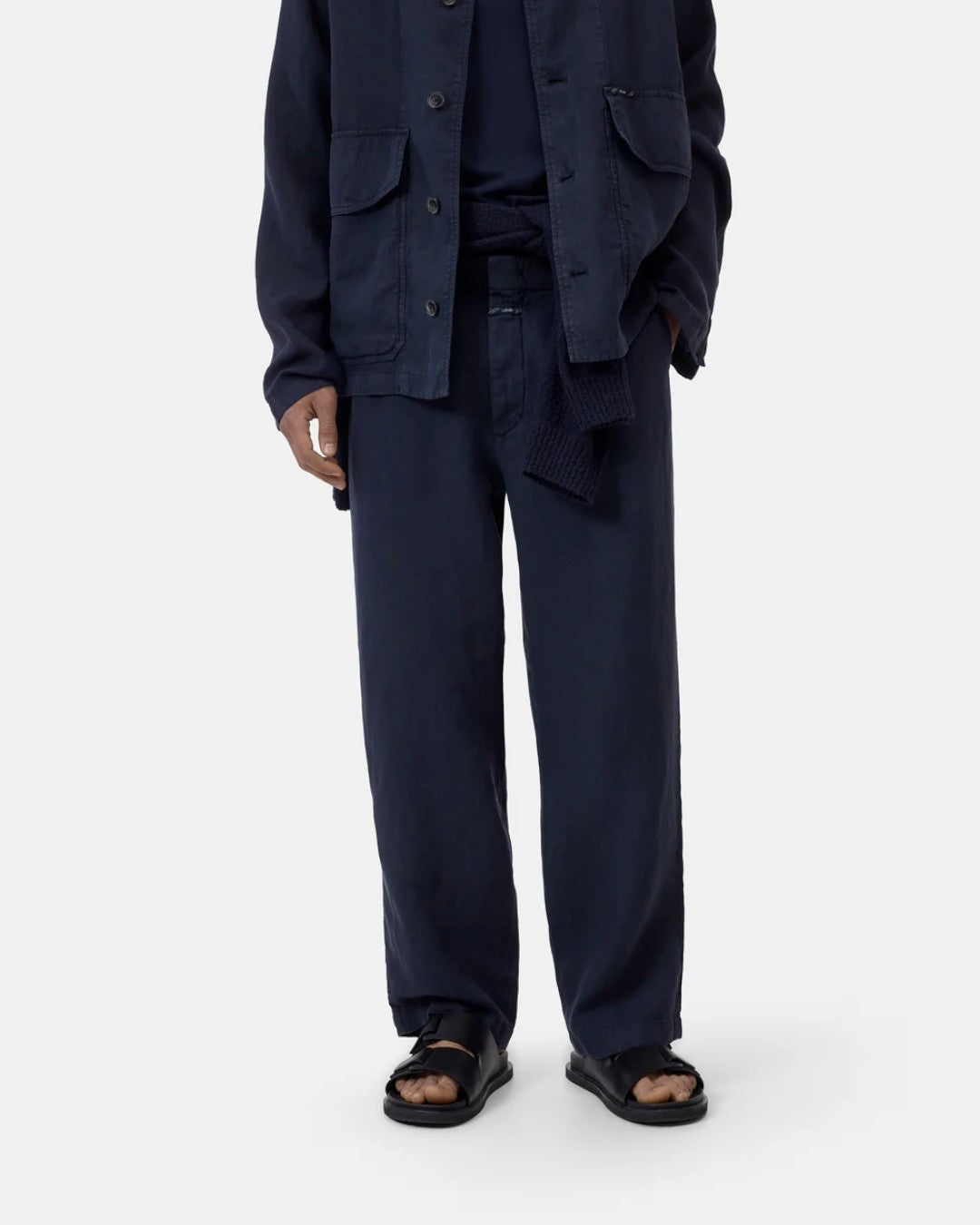 Magma Black Blomberg Straight Trousers