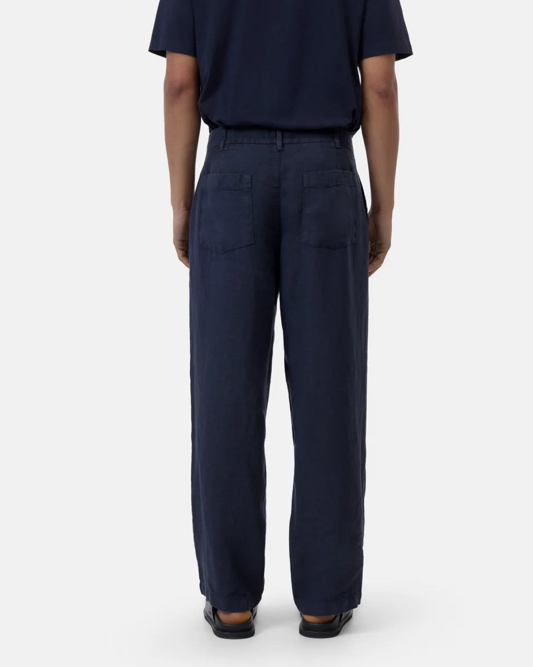 Magma Black Blomberg Straight Trousers