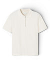 Whipped Cream Half Zip Knitted Polo