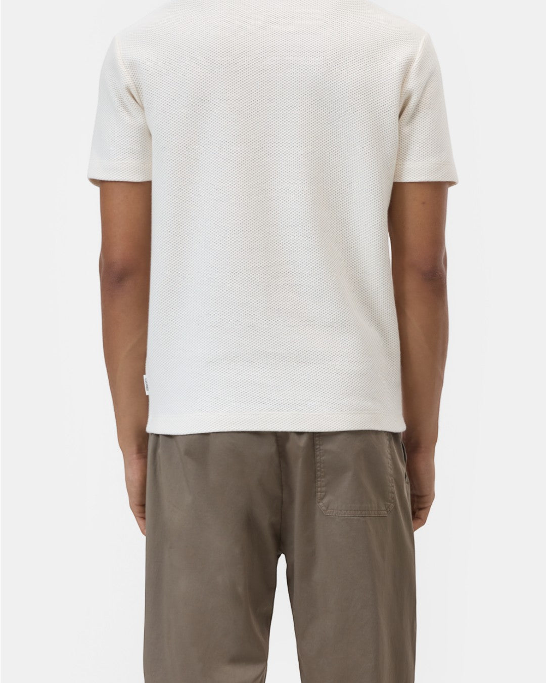 Whipped Cream Half Zip Knitted Polo