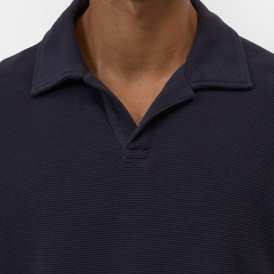 Dark Night Knitted Polo