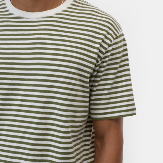 Pine Green Striped T-shirt