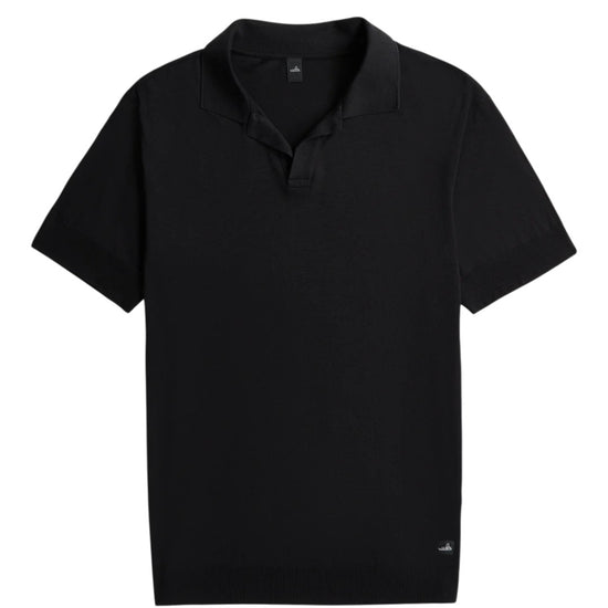 Pure Black Luxury Jersey Polo