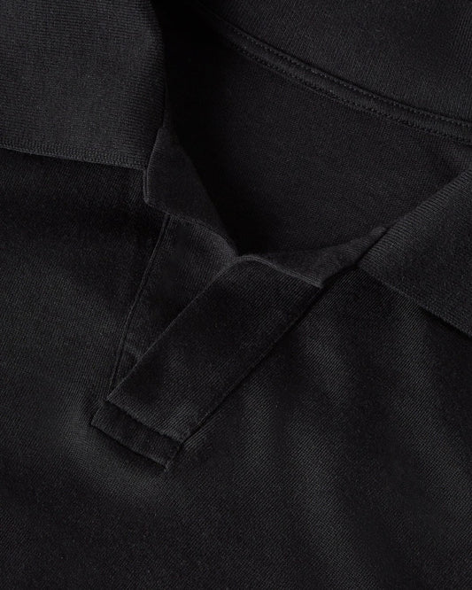 Pure Black Luxury Jersey Polo