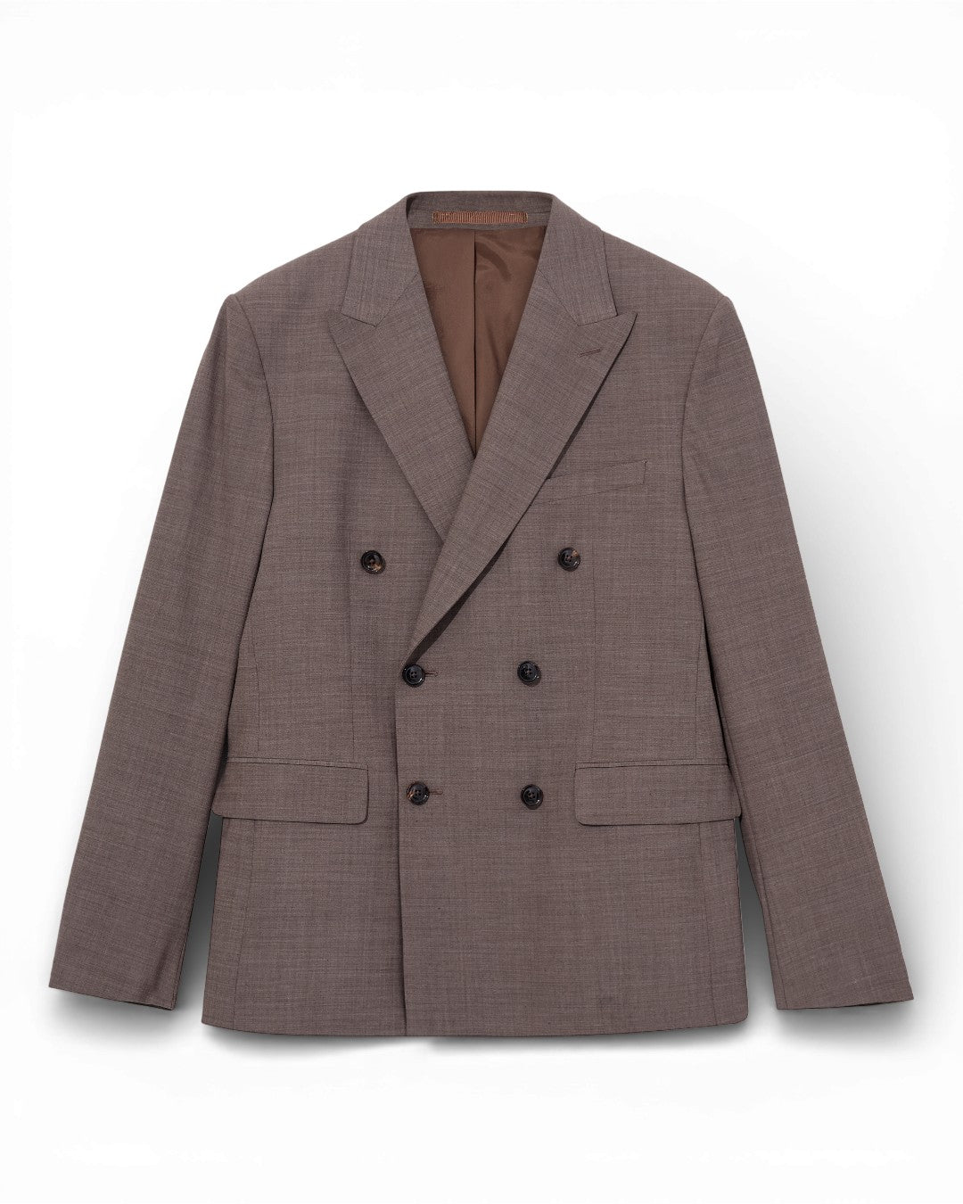 Falcon Beige Lui Dynamic Double Breasted Jacket