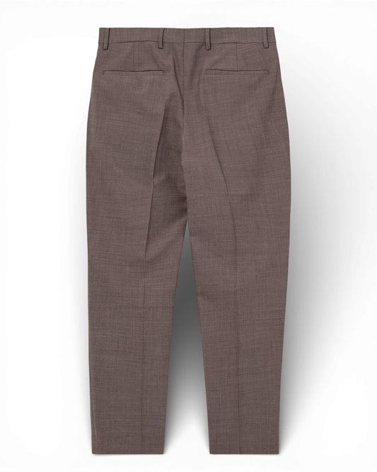 Falcon Beige Jones Pleated Regular Fit Pants