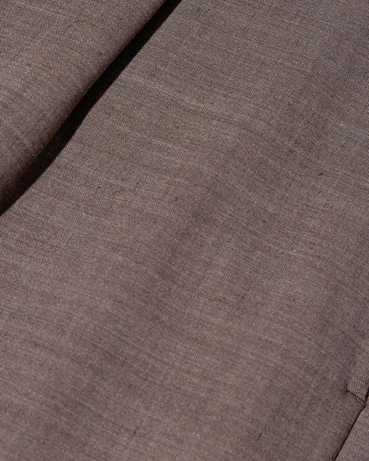 Falcon Beige Jones Pleated Regular Fit Pants