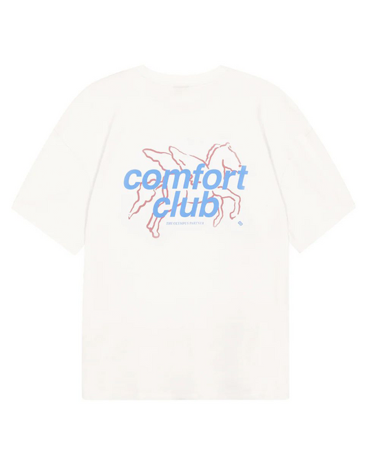 Off White Pegasus Cotton Slightly Oversized Logo T-shirt