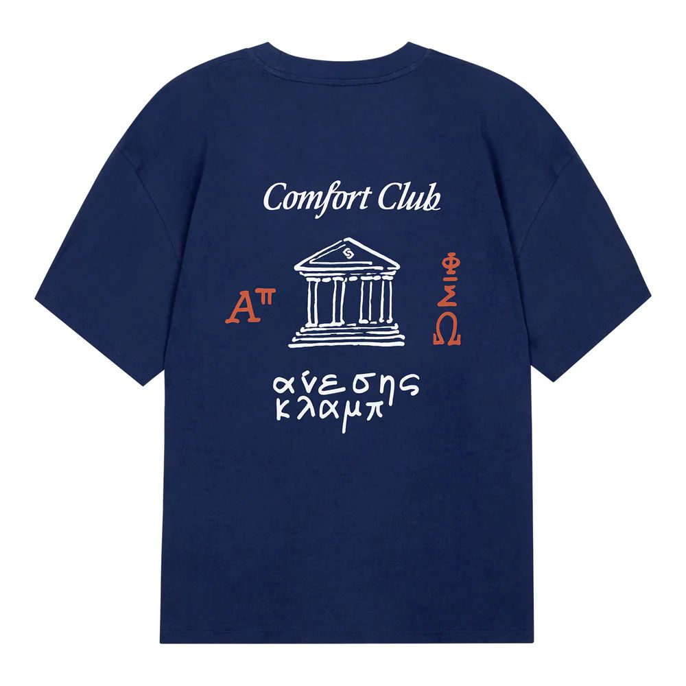 Medieval Blue Parthenon Cotton
