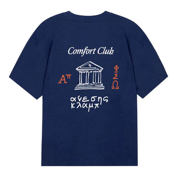 Medieval Blue Parthenon Cotton