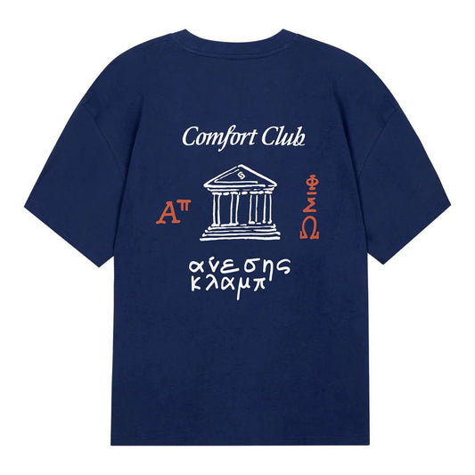 Medieval Blue Parthenon Cotton