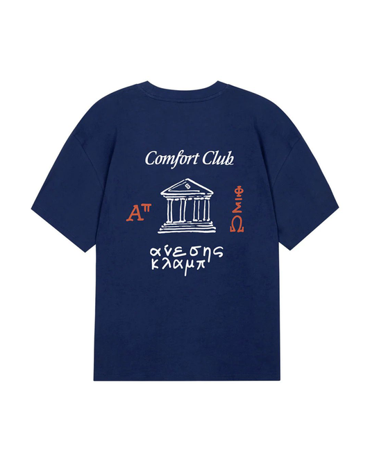 Medieval Blue Parthenon Cotton