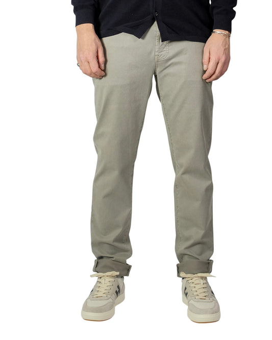 Ghisa Green Grey Coloured Denim  Denver Tapered Fit