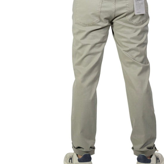 Ghisa Green Grey Coloured Denim  Denver Tapered Fit