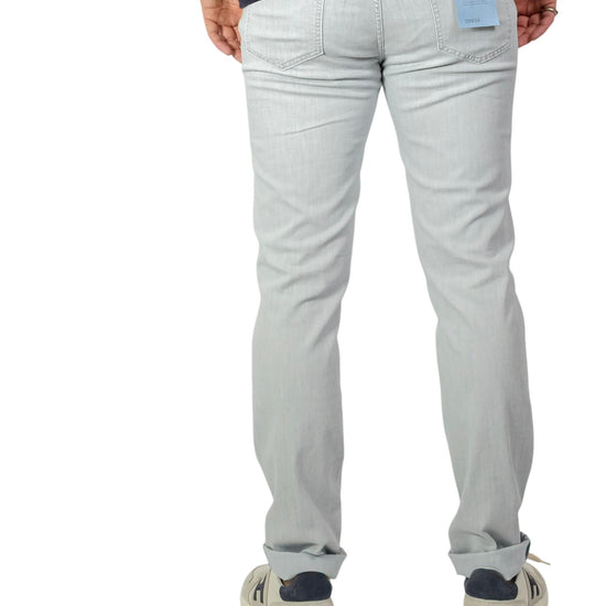 Ghisa Green Grey Coloured Denim  Denver Tapered Fit
