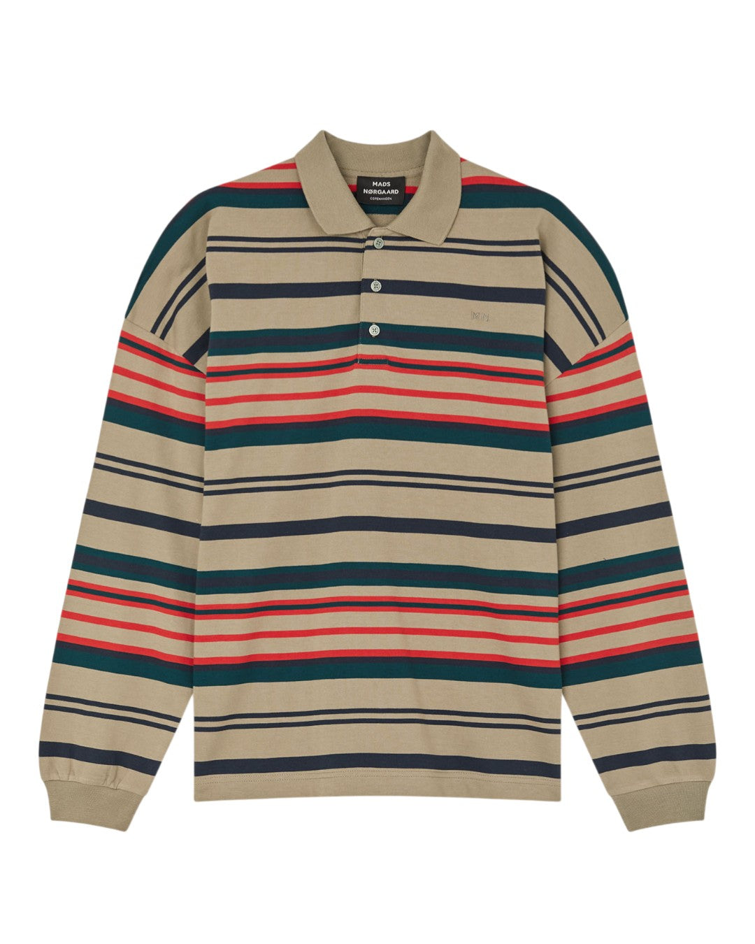 Overland Trek Multi Stripe Light Terry Poloshirt