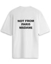 Optic White Slogan Cotton T-sh