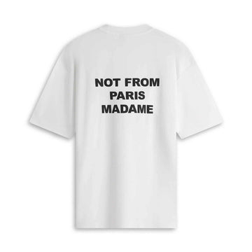 Optic White Slogan Cotton T-shirt
