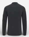 Dark Grey Cool Dry LS Zip Polo