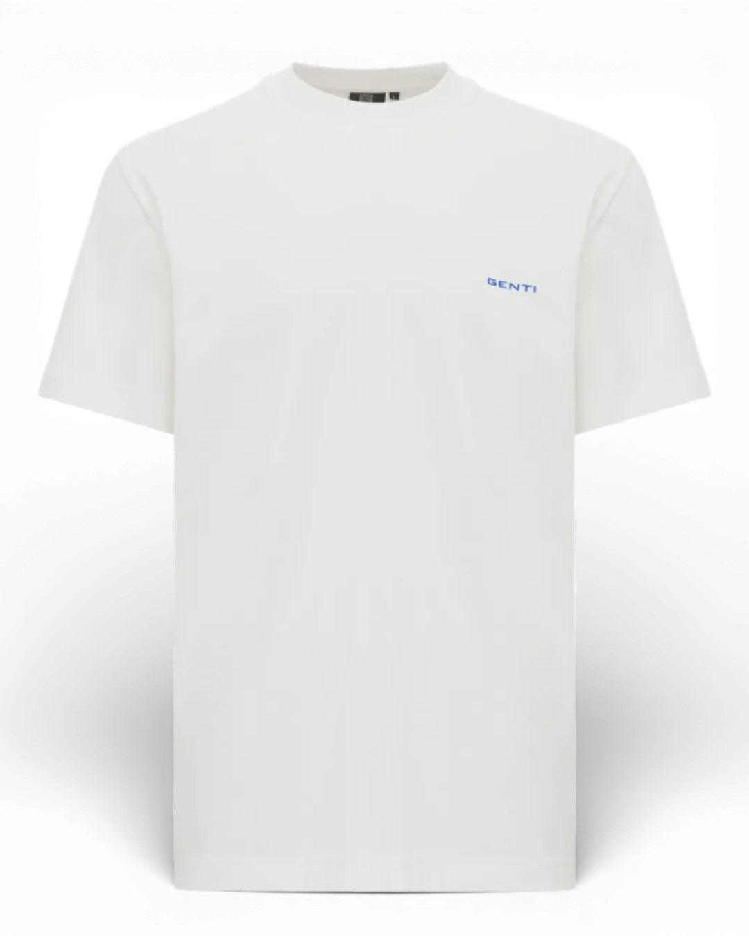White Jersey Backprint T-shirt