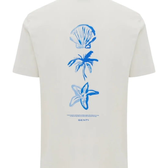 Off White Jersey Backprint T-shirt