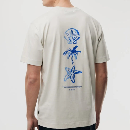 Off White Jersey Backprint T-shirt