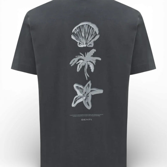 Anthracite Jersey Backprint T-shirt