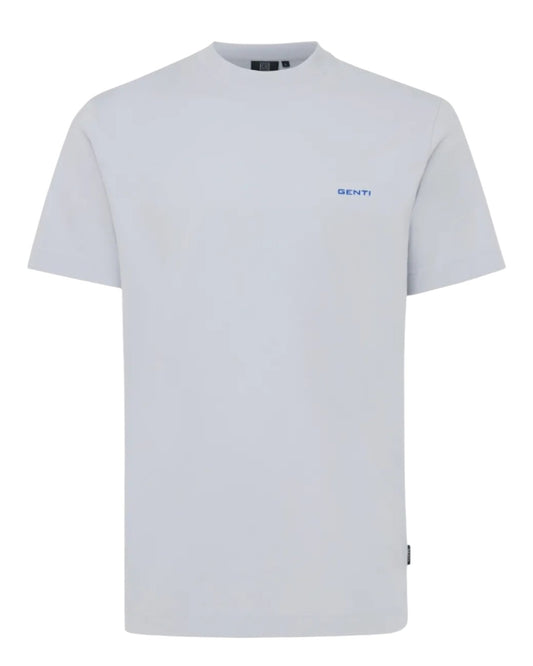 L.blauw Jersey Backprint T-shirt