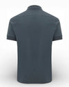 Anthracite Jersey Pique Button Down SS Polo