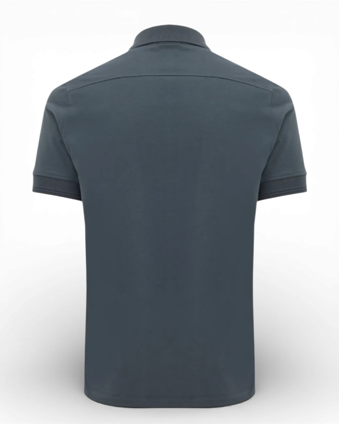 Anthracite Jersey Pique Button Down SS Polo