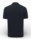 Navy Zip Cooldry SS Polo